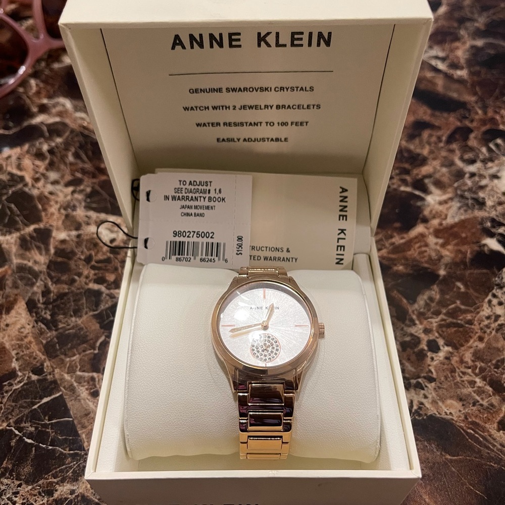 Anne Klein Gold watch
